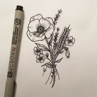 New commission for @lougria , poppy again#tattooapprentice #tattoodesign… #beautytatoos