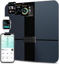 SA / HSA eligible. Syncs with apple watch
FIRST-RATE QUALITY: Don't settle for less. As the selling brand of body weight scales in the US, Etekcity is known for innovative and high-performing products. Source: Stackline/Retail Intelligence, U.S. Amazon Data Market Share, February 2019-2021
ULL BIOMETRIC ANALYSIS: Getting thinner but not losing any weight. This is due to muscle gain and fat loss. A conventional scale won't show you that, but The Apex scale will. View 14 biometric measurements.