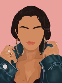 Selena gomez, illustration, graphic design