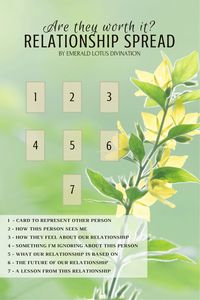 Tarot Spread - Relationships — Emerald Lotus Divination