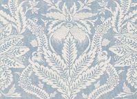 Liliana - Pale Blue on Oyster, Bennison Fabrics.