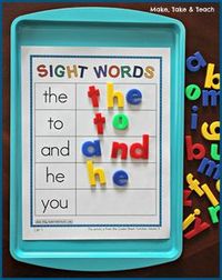 Cookie Sheet Bundle for Sight Words, Blends/Digraphs and Word Families! | Make, Take & Teach | Bloglovin’