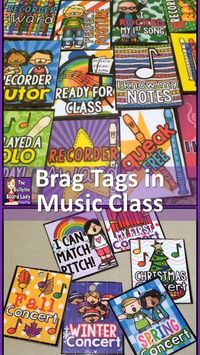 Inspire the students in your music classroom to do their best with brag tags. These reward tags are an elementary music teacher's best friend. Learn how to use them, organize them and share them with musicians in this article. They can be used for #singing #recorders #concerts and more!