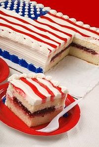 american flag cake