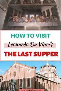 The Last Supper fresco painting by Leonardo Da Vinci - Jesus and his 12 apostles having the last supper is one of the most famous painting of Da Vinci. It adorns one of the walls of the Santa Maria delle Grazie Church in Milan,Italy. Visiting "The Last Supper" requires prior planning because there's always a lot of demand for this. Read this post to plan your visit to this iconic painting.