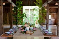 Rustic Family Style Tablescape
Sharyn Peavey Photography
Emily Carter Floral Designs
111 Maine Catering
The Barn On Walnut Hill