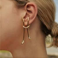 Gold Tone Ear Cuff Super Unique One Of A Kind