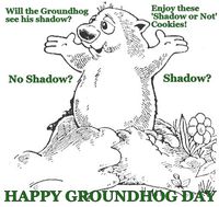 pic for groundhog day.  put this with oreo cookies that have both vanilla and choc together.