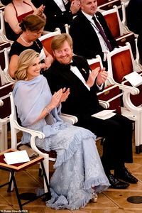 Queen Maxima of the Netherlands joins King Willem-Alexander for the second day of their German tour