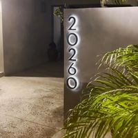 Elevate your home's exterior with our solar-powered house numbers. Enhance curb appeal while enjoying sustainable illumination. Choose from various sizes and styles. Illuminate your address with eco-friendly flair!