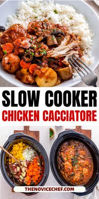 This juicy crockpot chicken cacciatore is cooked in an herbed tomato sauce packed with veggies, seasoning, and olives for a bit of saltiness. You won't believe how easy it is thanks to the crockpot! For something a bit more traditional, you can even make it with rabbit. It's all about the sauce when it comes to this dish, so don't skimp on it.