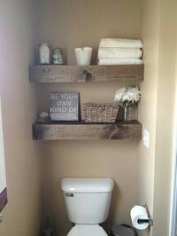 A spare bathroom doesn't have to be plain and boring. Despite the small space, this example is beautifully personal and welcoming. www.internaldoors.co.uk