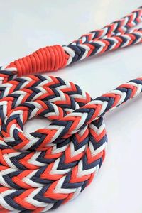 Thick Square Braid Heavy Duty Paracord Leash for Big Dogs! Fun and Unique Designs.