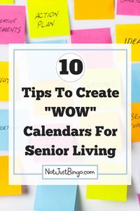 Are you looking to create “wow” monthly activity calendars for your senior program? We’ve shared 10 ways you can make your activity program successful and appealing to your senior residents. #activitycalendarseniors #monthlyactivitycalendar