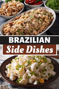 Looking for some traditional Brazilian side dishes to serve? From salads to rice to veggies, these easy recipes give you a taste of South American cuisine!