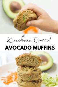 Made with healthy fats, vegetables, no added sugar, these healthy avocado muffins are perfect for baby or kid's breakfast, lunchbox, or snack.