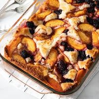 Peach and Blackberry Cobbler Recipe | Allrecipes