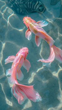 aesthetic cute wallpapers 4k lockscreen of nine fish – lifeadorable