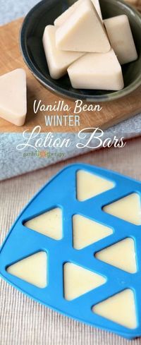 Vanilla bean WINTER lotion bar for dry skin