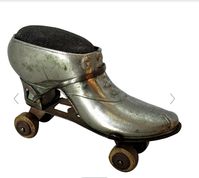 Antique Roller Skate Pin Cushion.