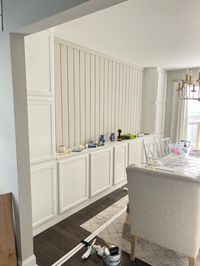 Dining Room Storage with Stock Cabinets – Close Enough DIY