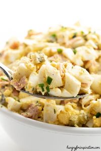 Easy Keto Egg Salad with Ham