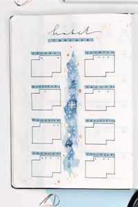 Check out the best bullet journal habit tracker ideas and layouts for january inspiration! #bujo #bulletjournal #habittracker #bujotracker