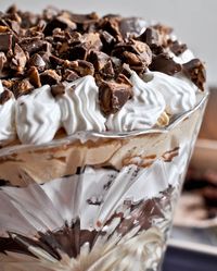 Peanut Butter Fudge Brownie Trifle I howsweeteats.com