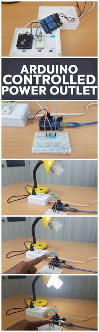 A power outlet allows electrical equipment and appliances to get connected to AC power. Arduino can be used to control this power outlet in order to turn the electrical equipment or appliance in to a smart device. Normally, we plug in different appliances or electrical devices in to the wall socket and turn them ON or OFF with the help of associated switches on the wall.