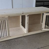 Plans to build your own Wooden Double Dog Kennel DIY Plans | Etsy