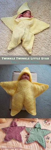 Twinkle Twinkle Little Star Baby Onesie Free Crochet Pattern