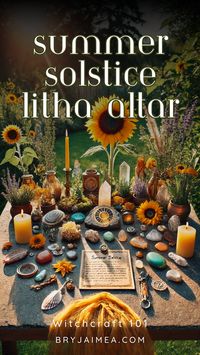 The Summer Solstice, or Litha, marks the longest day of the year, a time of light and abundance. Creating a personal altar is a beautiful way to honour this magical season. In this guide, you'll learn how to gather symbolic items such as sunflowers, fresh herbs, and vibrant crystals, and arrange them with intention and purpose. From selecting the perfect location to incorporating daily rituals, your altar will become a sacred space that evolves with your spiritual practice.