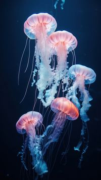 Jellyfishs underwater animal invertebrate. | Premium Photo - rawpixel