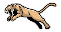 jumping cougar mascot