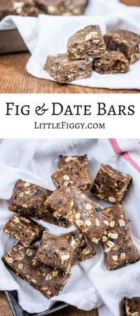 Date and Fig Bars, perfect to give a boost of energy when you are on the go and easy to travel with. Get the recipe at Little Figgy Food. #ad #LetsGoPlaces #4Runner #DriveToyota via @LittleFiggyFood