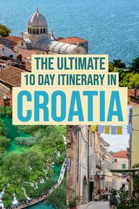 This 10 day Croatia itinerary will make you want to re-think that trip to Greece! Whether you’re going for 5 days, one week or 2 weeks.To national parks, with or without kids, take a trip around this beautiful country and tick some places off your travel bucket list. Check out our top recommendations and what to do in one of the best Eastern European destinations- Croatia, from Plitvice to Krka to Split, with this 10 day Croatia itinerary! #croatia #europe #europeplaces