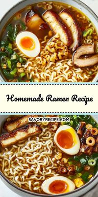 Looking for a soul-warming soup recipe that’s easy to make? This homemade ramen brings vibrant flavors and fresh ingredients right to your kitchen. You’ll impress your family and friends with your culinary skills—don’t forget to save this recipe for your next cooking adventure!