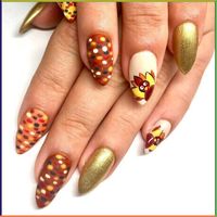 Thanksgiving is coming up so quickly and we love thanksgiving, no matter how you're celebrating Thanksgiving this year , these acrylic fall nail design ideas are cute,fun and so stylish, plus; these designs are just perfect for the holidays. Enjoy our amazing collection of Thanksgiving nail designs for your fall inspiration, you will find in our profile a board with more then 1000 pins in the thanksgivings nails . you can bring some creative touch into your fall manicure with our ideas .