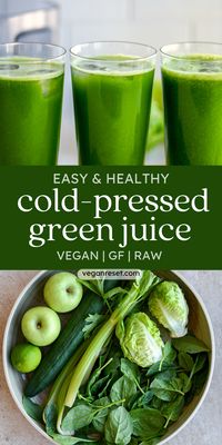 Boost your immune system with this easy green juice recipe that is ready in just a few minutes, super healthy, and an excellent way to add more greens to your life. #JuiceDrinks #JuiceDiet #JuicesAndSmoothies #Juice #Juicing #JuiceRecipes #JuicingRecipes 🌿💚