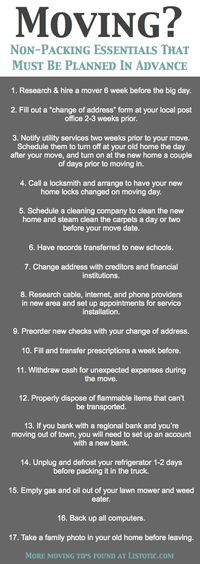 33+ helpful #moving #tips everyone should know! #checklist