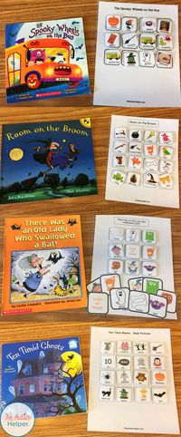 Halloween Adapted Book Roudup + FREE Book Companions! From #theautismhelper #TAH #sped