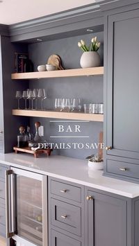 Ally • Sharing inspo to renovate & redecorate | SAVE NOW and comment DETAILS for my bar info to be sent to your DM 🫶🏻🫶🏻🫶🏻. I have gotten so many questions about this bar so I wanted to... | Instagram