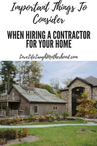 Important Things To Consider If Hiring A Contractor For Repairs #remodelingideas  #homedecor  #homeconstruction