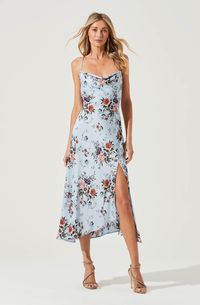 Gaia Floral Midi Dress – ASTR The Label