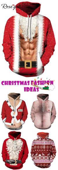 Free shipping over $45, up to 70% off, Rosegal Christmas hoodies sweatshirts mens outfits holiday style Ugly Christmas ideas winter fashion | #rosegal #Christmas #mensfashion #fall #winter