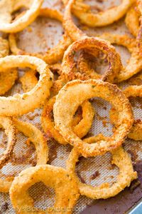 Crispy Baked Onion Rings.