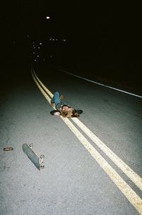 Lying in the street, skateboard, indie, rebel, teenager. | Selfie ...