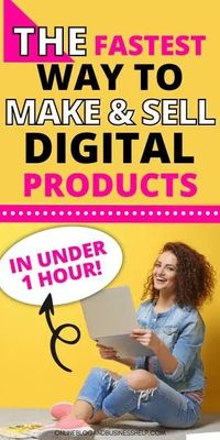 Learn the fastest way to finally add digital products to your blog or website! If you want to make and sell digital products but don't know where to start, learn about the magic of PLR products. Save time and frustration and create ready to sell digital products in under an hour! Add an extra stream of income or start a printables side hustle. Digital products are a great way to make extra money from home and this training makes it faster and easier than ever! Get easy step by step instructions!