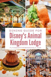 Complete guide to dining at Animal Kingdom Lodge! Including The Mara quick service and the Table Service restaurants Boma, Jiko, and Sanaa!