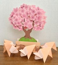 Super cute origami pigs for happy year of the pig